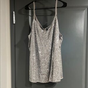 31. Torrid Silver Sequin Tank Top